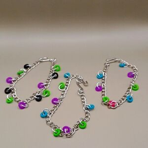 Colorful Charm Bracelet Set